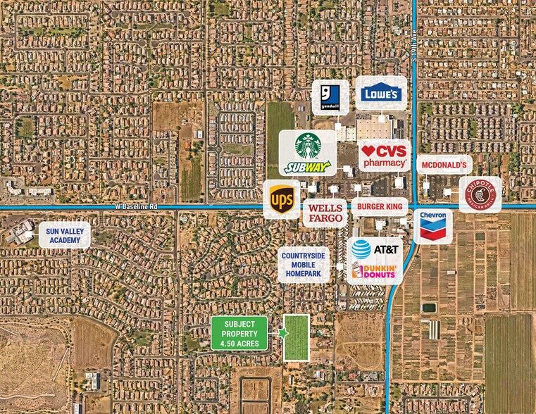 S 20th Lane, Phoenix, AZ for sale - Aerial - Image 2 of 2