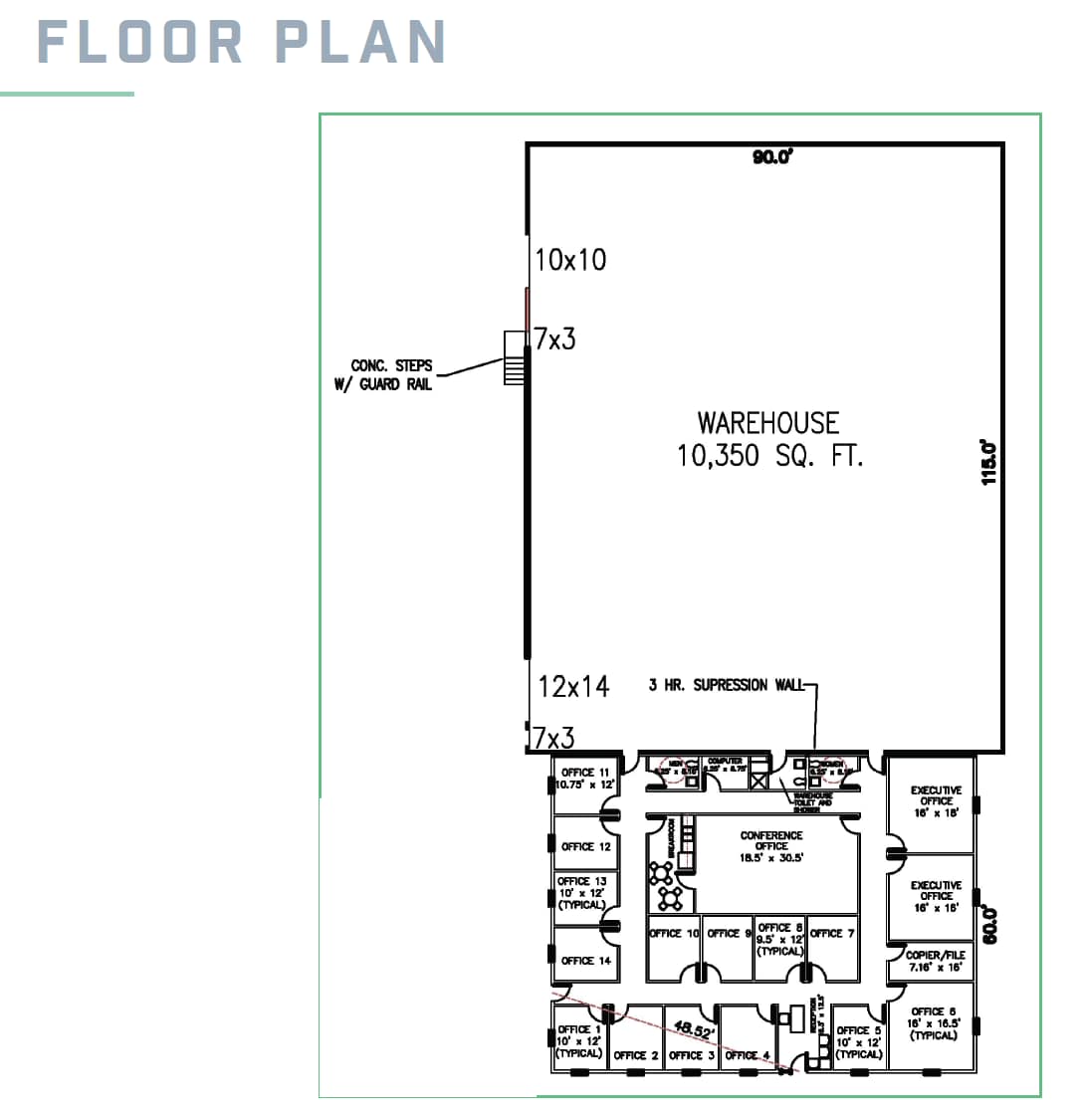 3120 Melcat Dr, Oklahoma City, OK for lease Floor Plan- Image 1 of 1