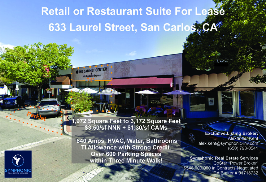 633-637 Laurel St, San Carlos, CA for lease - Building Photo - Image 1 of 8