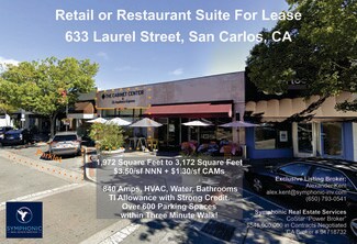 More details for 633-637 Laurel St, San Carlos, CA - Retail for Lease