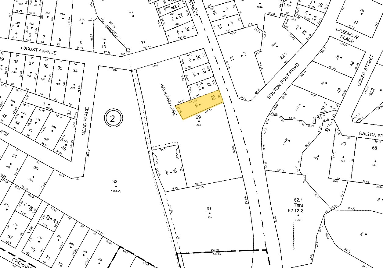 15-17 Purchase St, Rye, NY for sale Plat Map- Image 1 of 1