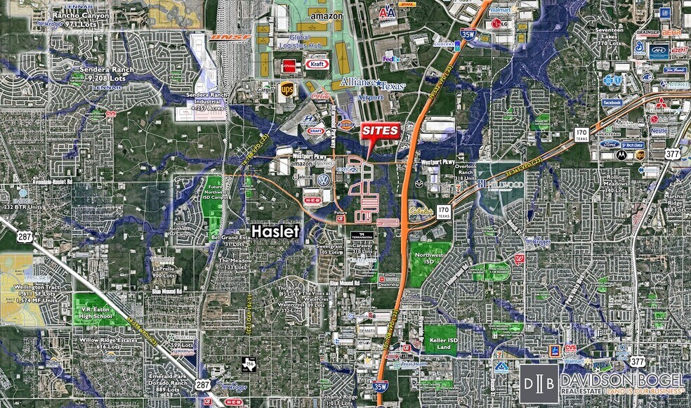 Alliance Airport: Noise Mitigation Land, Fort Worth, TX for sale - Building Photo - Image 2 of 2