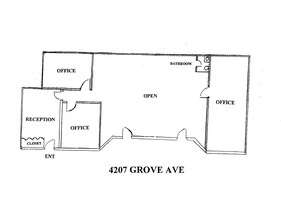 4211 Grove Ave, Gurnee, IL for lease Floor Plan- Image 1 of 1