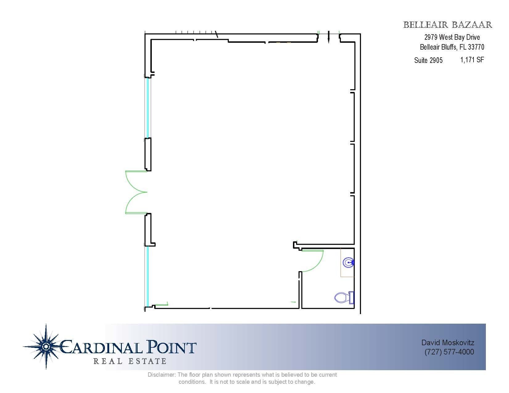 2923 W Bay Dr, Belleair Bluffs, FL for lease Floor Plan- Image 1 of 1