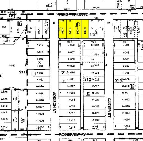 110-154 W Irving Park Blvd, Bensenville, IL for lease - Plat Map - Image 2 of 26