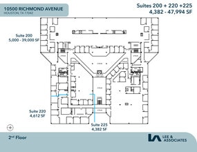 10500 Richmond Ave, Houston, TX for lease Floor Plan- Image 2 of 2
