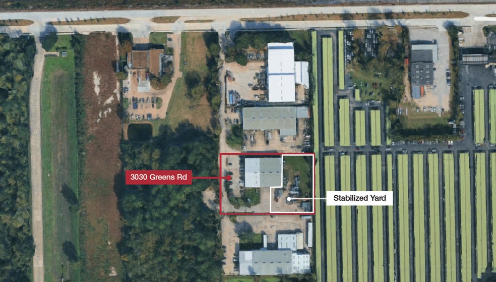 3030 Greens Rd, Houston, TX for lease - Aerial - Image 3 of 5