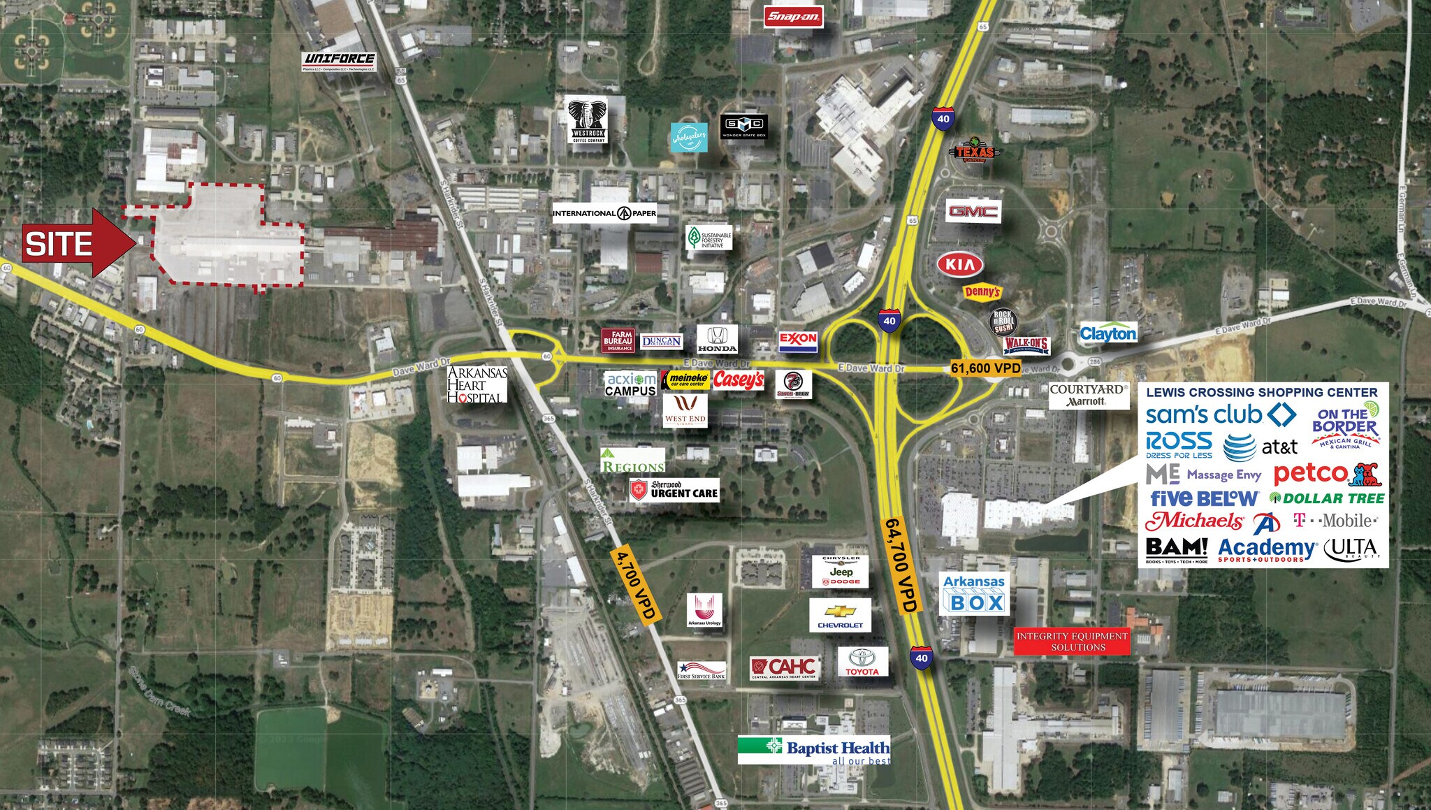600 Dave Ward, Conway, AR 72034 Industrial for Lease