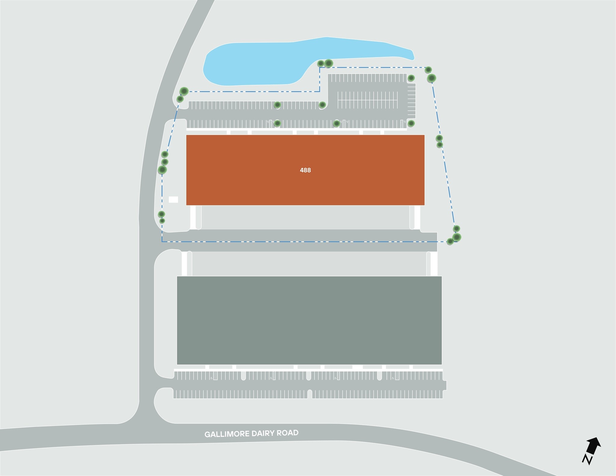 488 Gallimore Dairy Rd, Greensboro, NC for lease Site Plan- Image 1 of 6