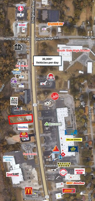 More details for 1655 S Highland Ave, Jackson, TN - Retail for Sale