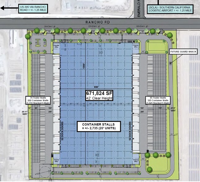 SEC Rancho Rd & Emerald Rd, Adelanto, CA for sale - Site Plan - Image 2 of 2