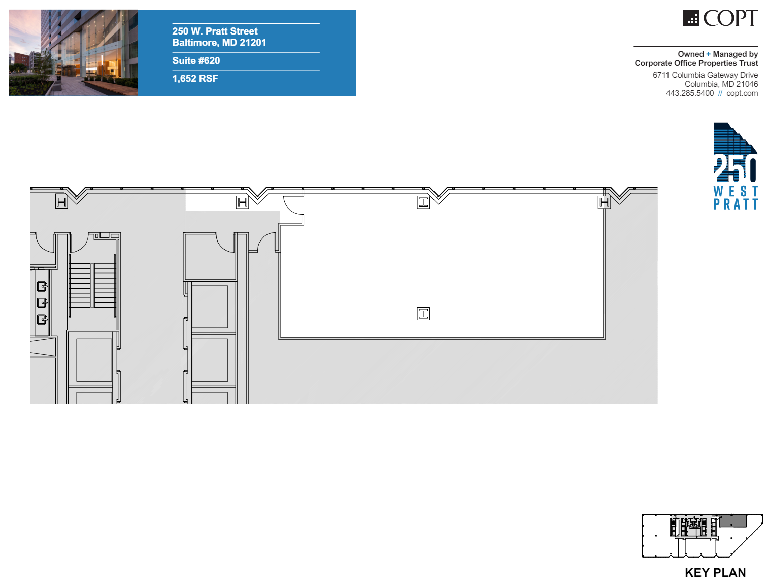 250 W Pratt St, Baltimore, MD for lease Floor Plan- Image 1 of 1