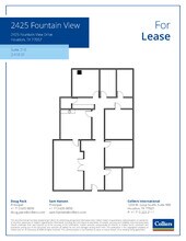 2425 Fountain View Dr, Houston, TX for lease Floor Plan- Image 1 of 4
