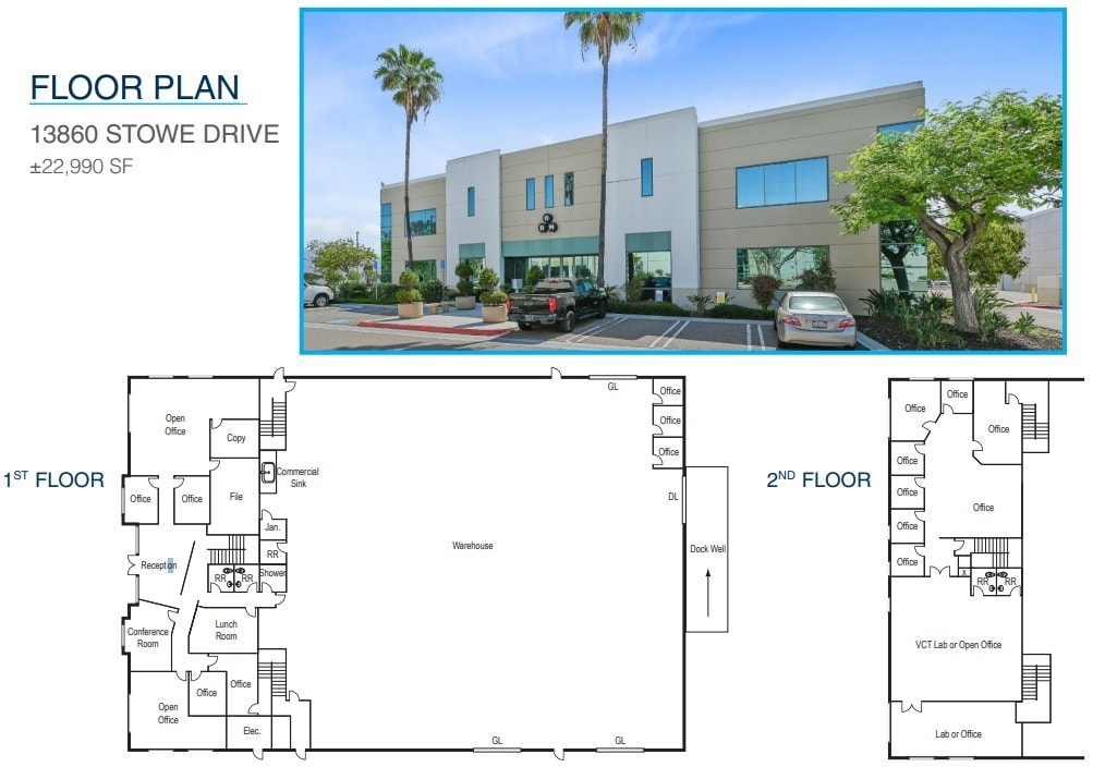13860 Stowe Dr, Poway, CA for lease Floor Plan- Image 1 of 1