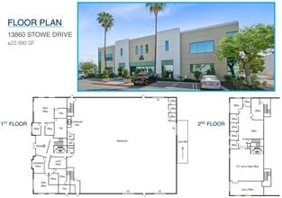 13860 Stowe Dr, Poway, CA for lease Floor Plan- Image 1 of 1