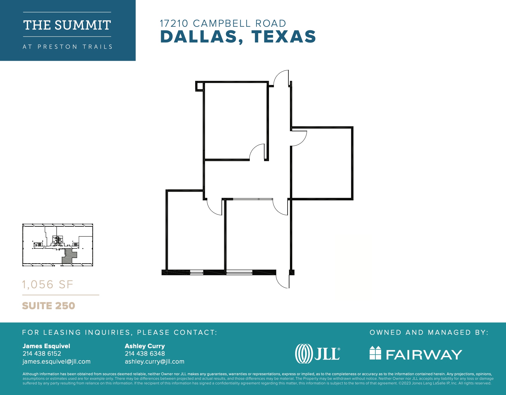 17101 Preston Rd, Dallas, TX for lease Floor Plan- Image 1 of 1
