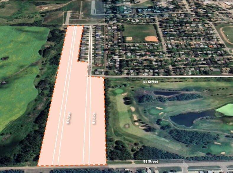 55 St 55 Av, Redwater, AB for sale - Aerial - Image 2 of 2