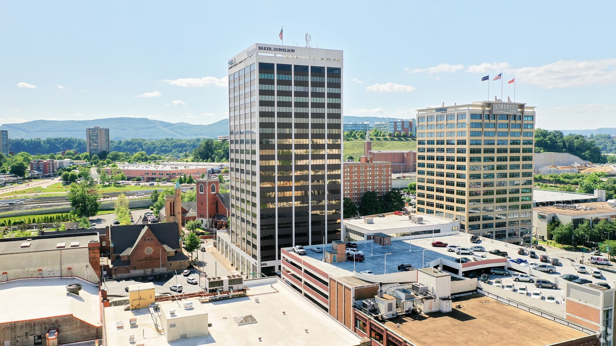 633 Chestnut St, Chattanooga, TN for sale Aerial- Image 1 of 1