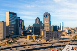 2200 Ross Ave, Dallas, TX - aerial  map view