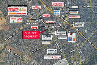 2190 Esplanade Rd, Chico, CA - AERIAL  map view