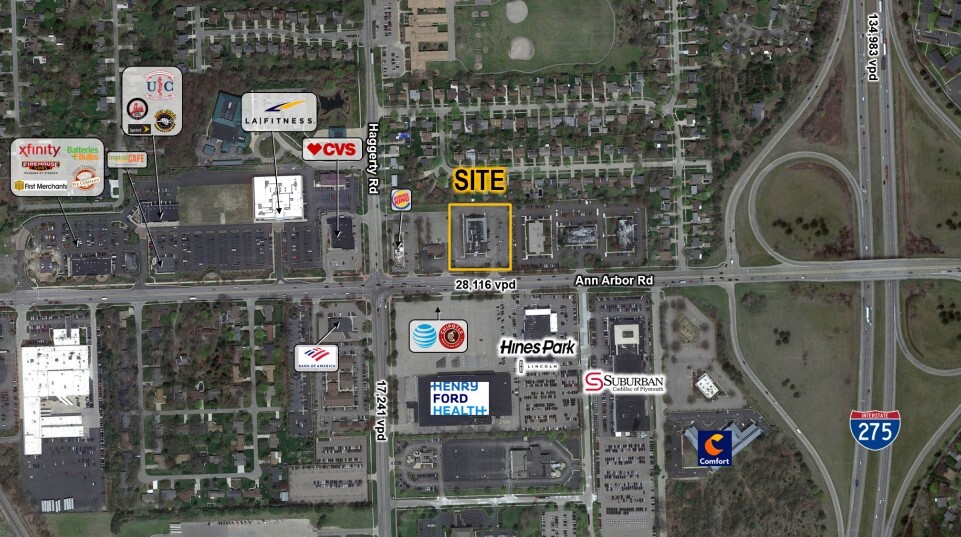 40720 Ann Arbor Rd E, Plymouth, MI for lease - Building Photo - Image 2 of 3