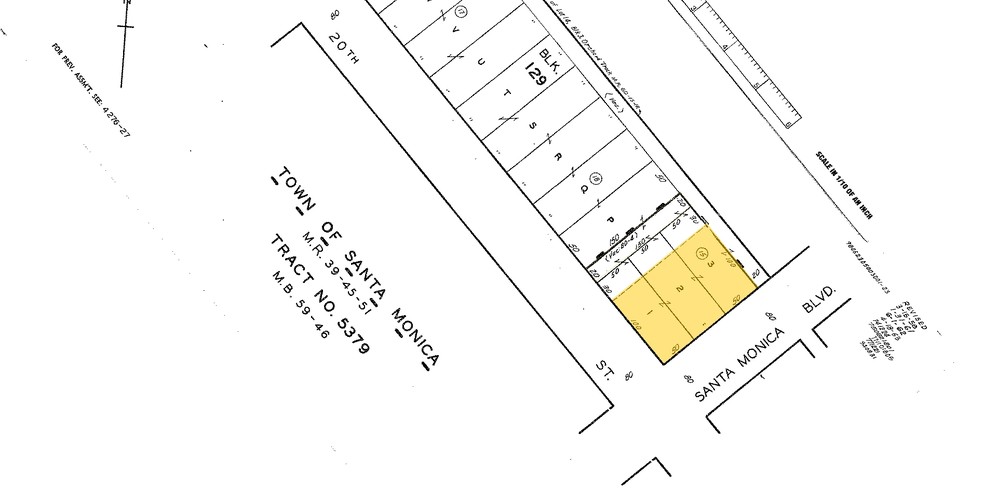 2001 Santa Monica Blvd, Santa Monica, CA for sale - Plat Map - Image 1 of 1