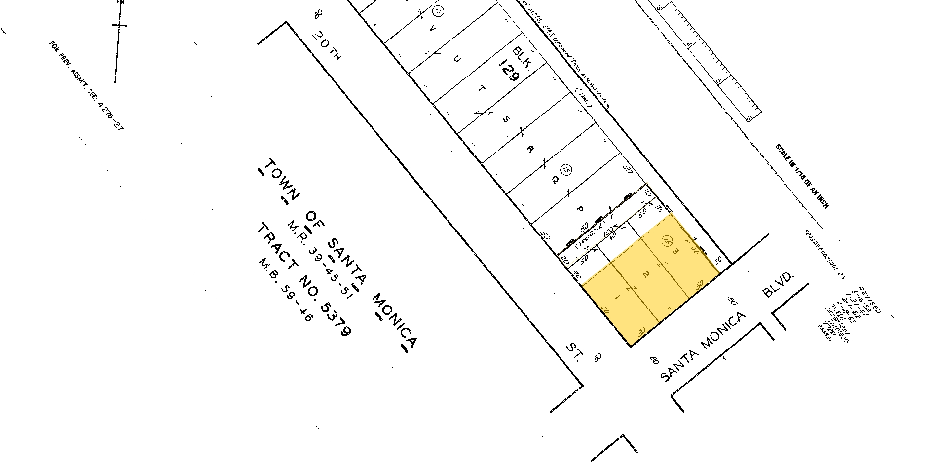 2001 Santa Monica Blvd, Santa Monica, CA for sale Plat Map- Image 1 of 1