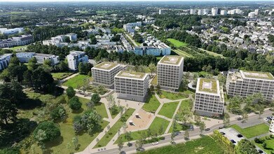 Rennes, IEV - AERIAL map view