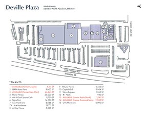 5070 Interstate 55 N, Jackson, MS for lease Site Plan- Image 1 of 2