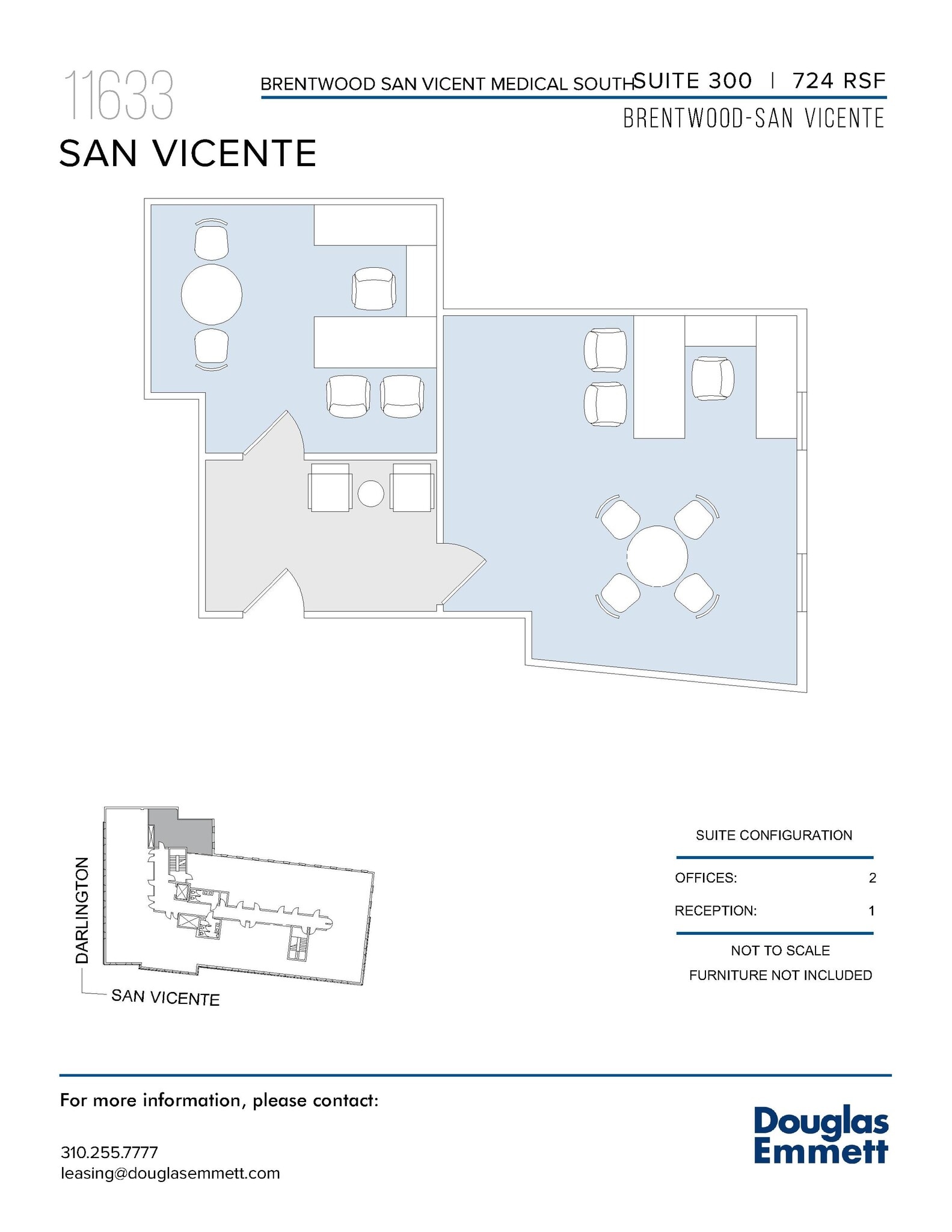 11633 San Vicente Blvd, Los Angeles, CA for lease Floor Plan- Image 1 of 1