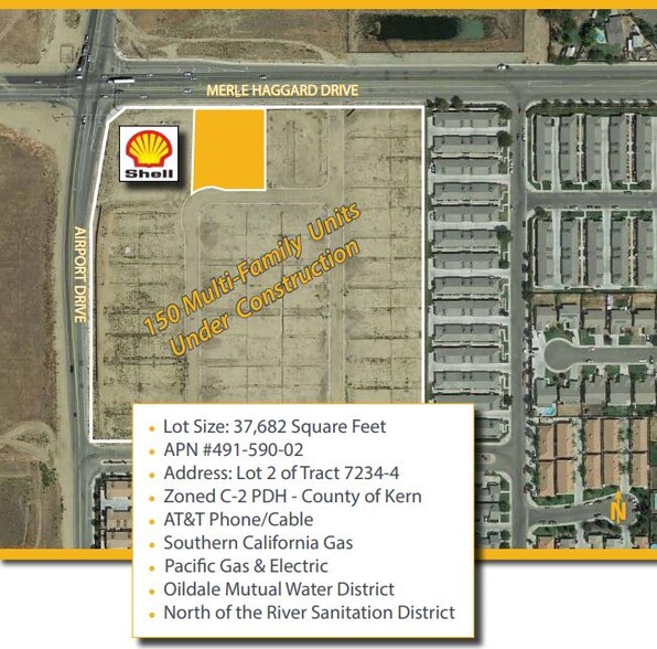 Merle Haggard Dr, Bakersfield, CA for lease - Building Photo - Image 2 of 2