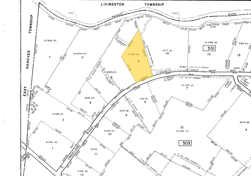 11 Vreeland Rd, Florham Park, NJ for lease - Plat Map - Image 2 of 7