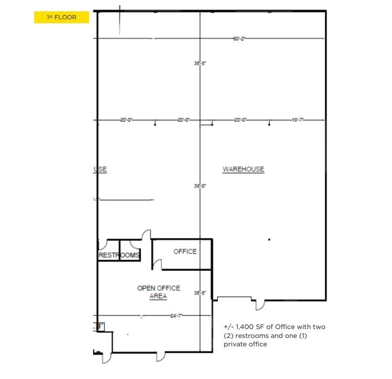 14272 Chambers Rd, Tustin, CA for lease Floor Plan- Image 1 of 1