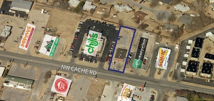 6105 NW Cache Rd, Lawton, OK - AERIAL  map view