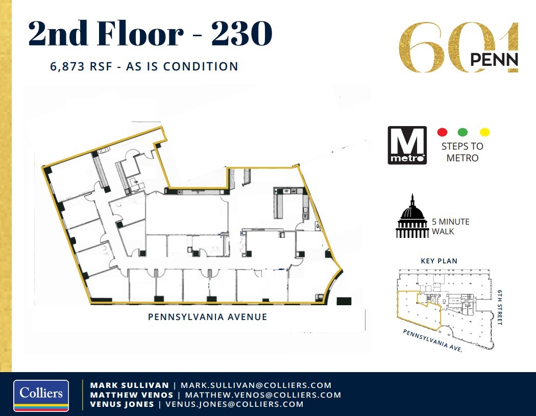 601 Pennsylvania Ave NW, Washington, DC for lease Floor Plan- Image 1 of 1
