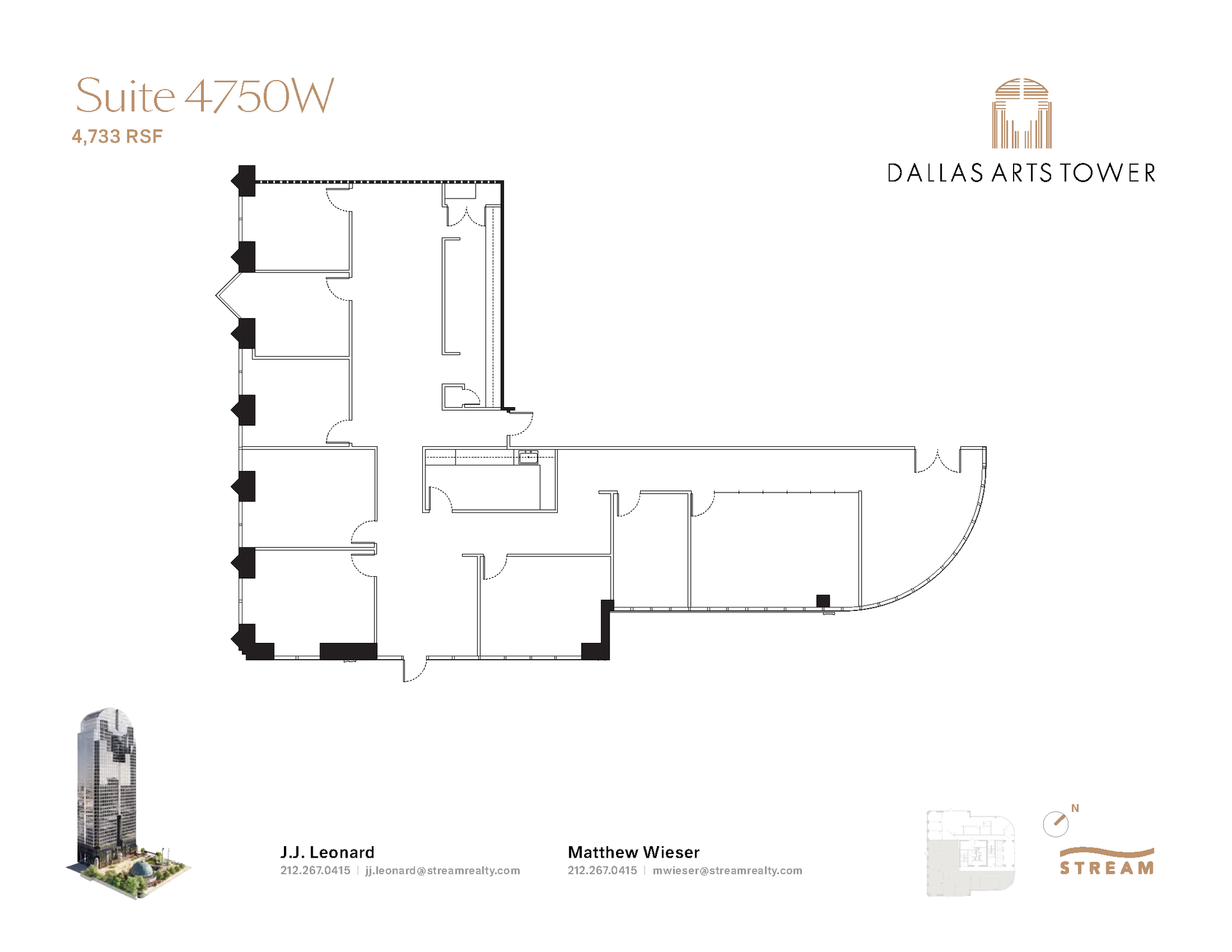 2200 Ross Ave, Dallas, TX for lease Floor Plan- Image 1 of 1