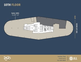 2800 S Shirlington Rd, Arlington, VA for lease Floor Plan- Image 1 of 1