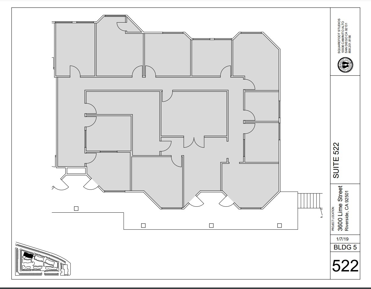 3600 Lime St, Riverside, CA for lease Floor Plan- Image 1 of 1