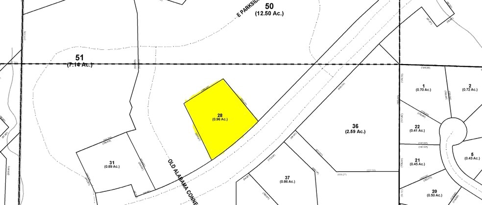 3800 Mansell Rd, Alpharetta, GA for lease - Plat Map - Image 2 of 8
