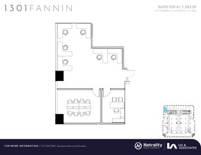 1301 Fannin St, Houston, TX for lease Floor Plan- Image 1 of 2