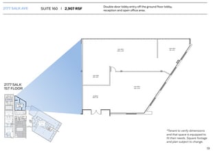 2173 Salk Ave, Carlsbad, CA for lease Floor Plan- Image 1 of 1