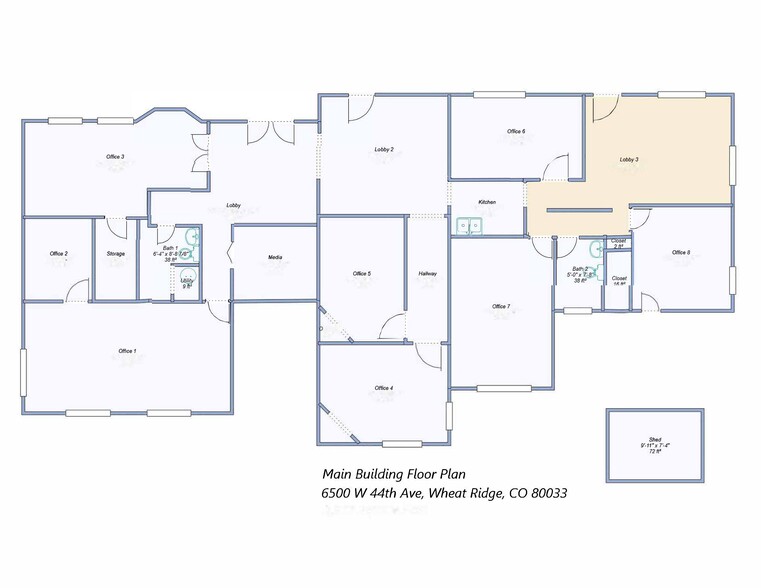 6500 W 44th Ave, Wheat Ridge, CO for sale - Site Plan - Image 3 of 3