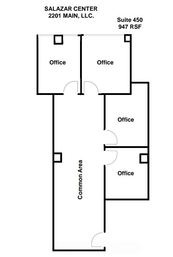 2201 Main St, Dallas, TX for lease Floor Plan- Image 1 of 1