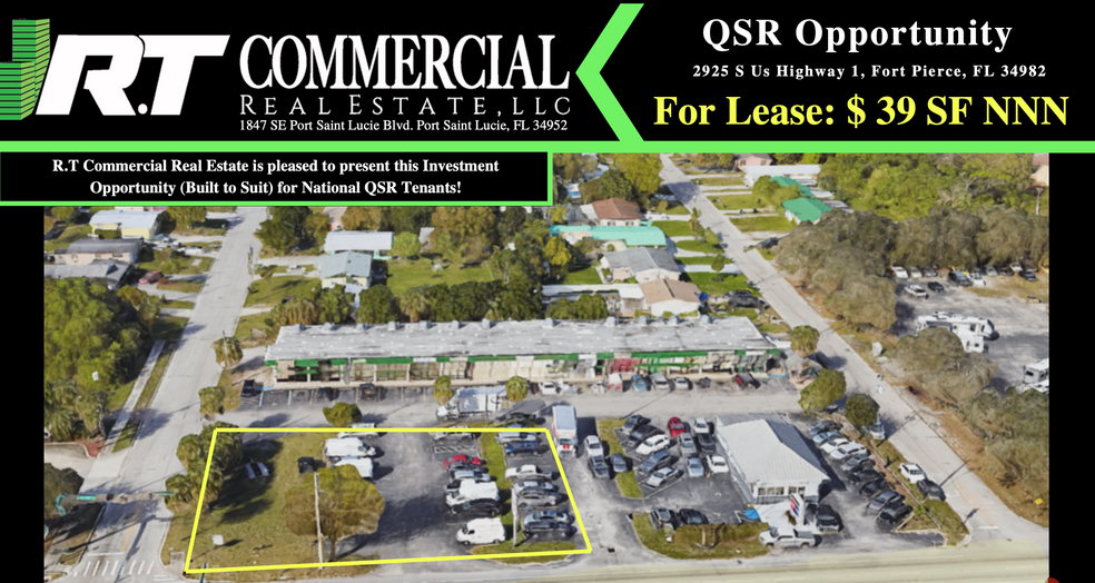 2915 S US Highway 1, Fort Pierce, FL for lease - Building Photo - Image 1 of 3