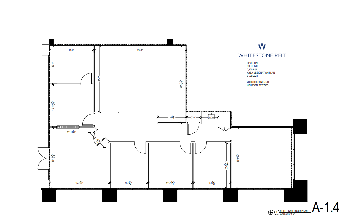 2600 S Gessner Rd, Houston, TX for lease Floor Plan- Image 1 of 1