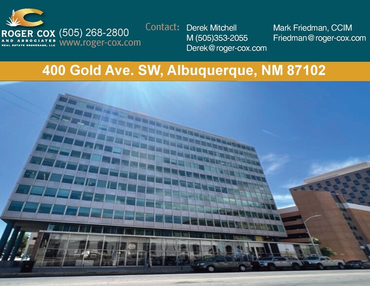 400 Gold Ave SW, Albuquerque, NM for sale - Building Photo - Image 1 of 1