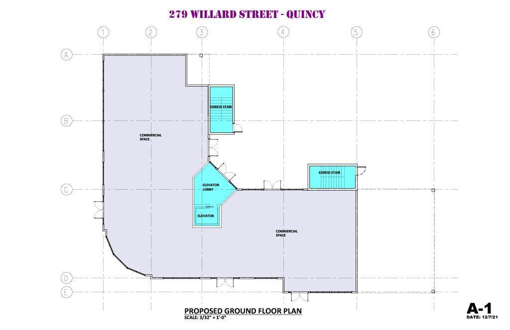 279 Willard St, Quincy, MA for lease Floor Plan- Image 1 of 1