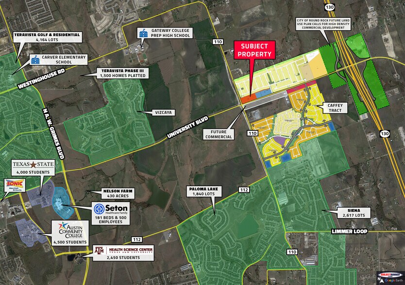 University Blvd & CR 110, Round Rock, TX for sale - Primary Photo - Image 1 of 1