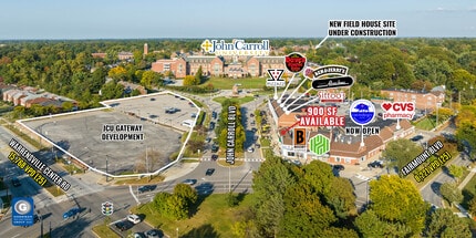 20616-20625 John Carroll Blvd, Shaker Heights, OH - AERIAL map view - Image1