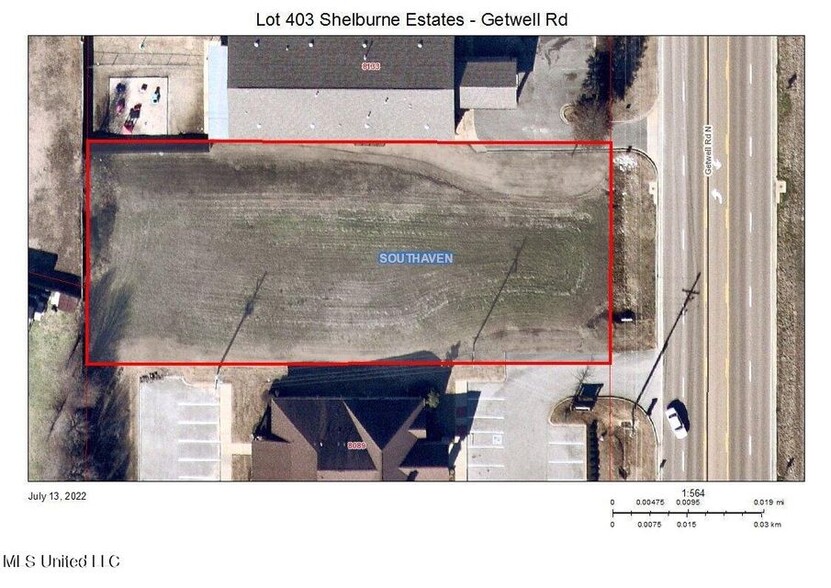 Getwell Rd, Southaven, MS for sale - Aerial - Image 2 of 2